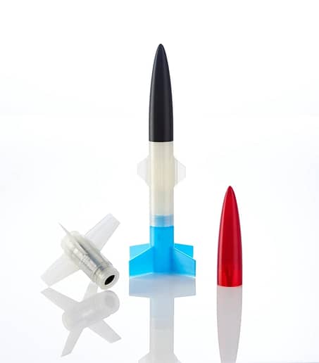 PLA 3D nyomtatott rakéta