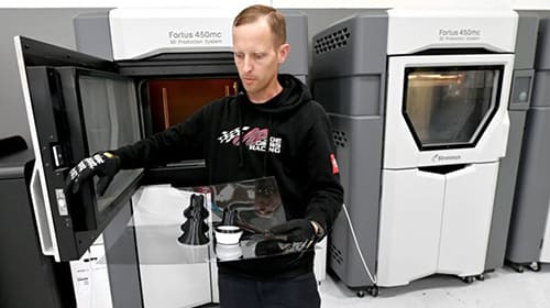 A Joe Gibbs Racing Stratasys 3D nyomtatói