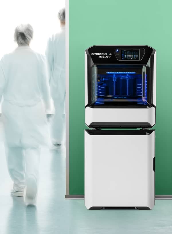 Stratasys J5 MediJet 3D nyomtató kórházi környezetben